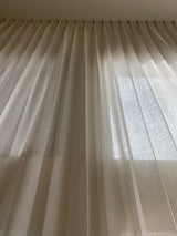 Pleated Pinned Decorative Light Filtering Drapery Panels