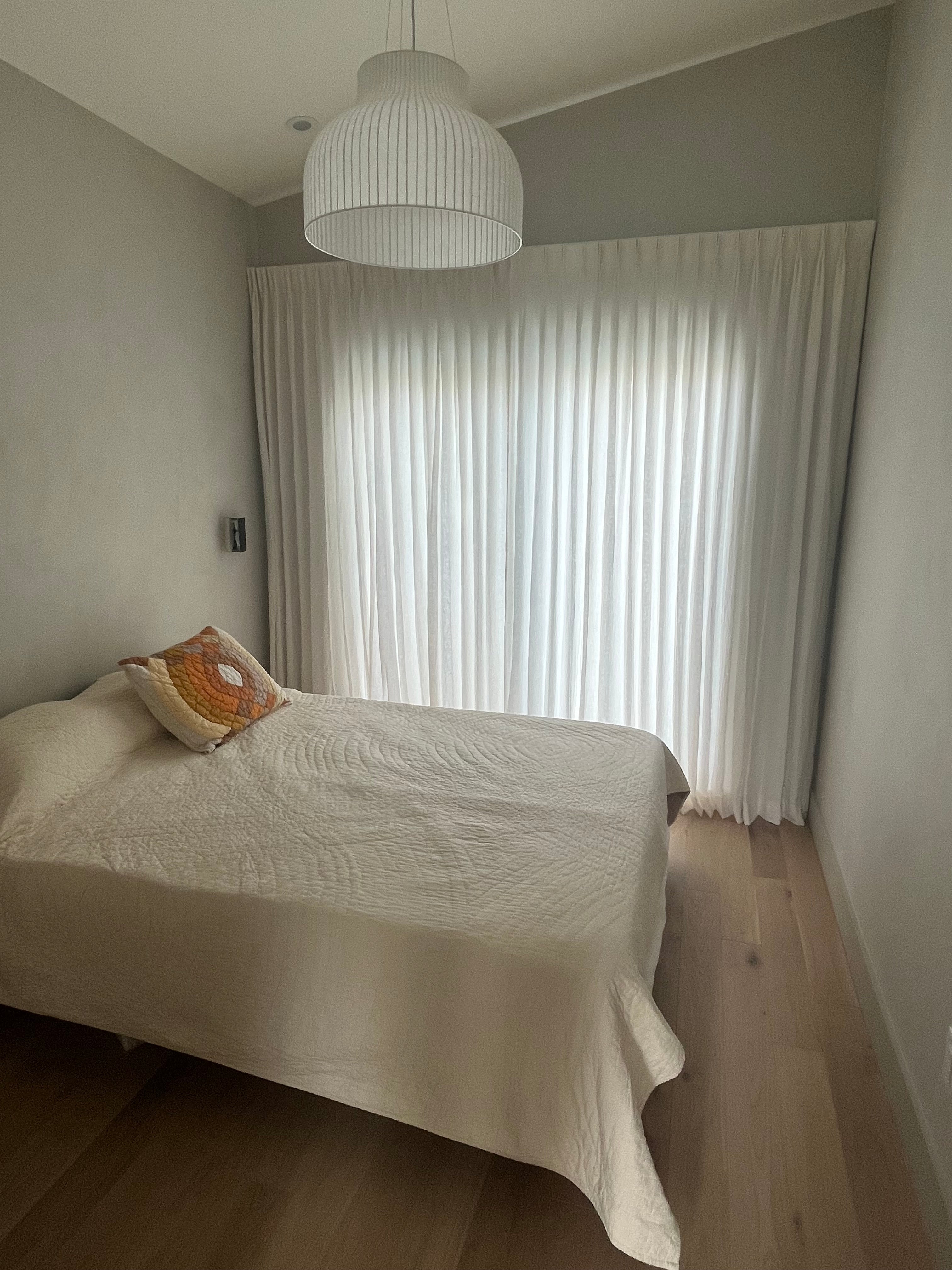 Pleated Pinned Decorative Light Filtering Drapery Panels