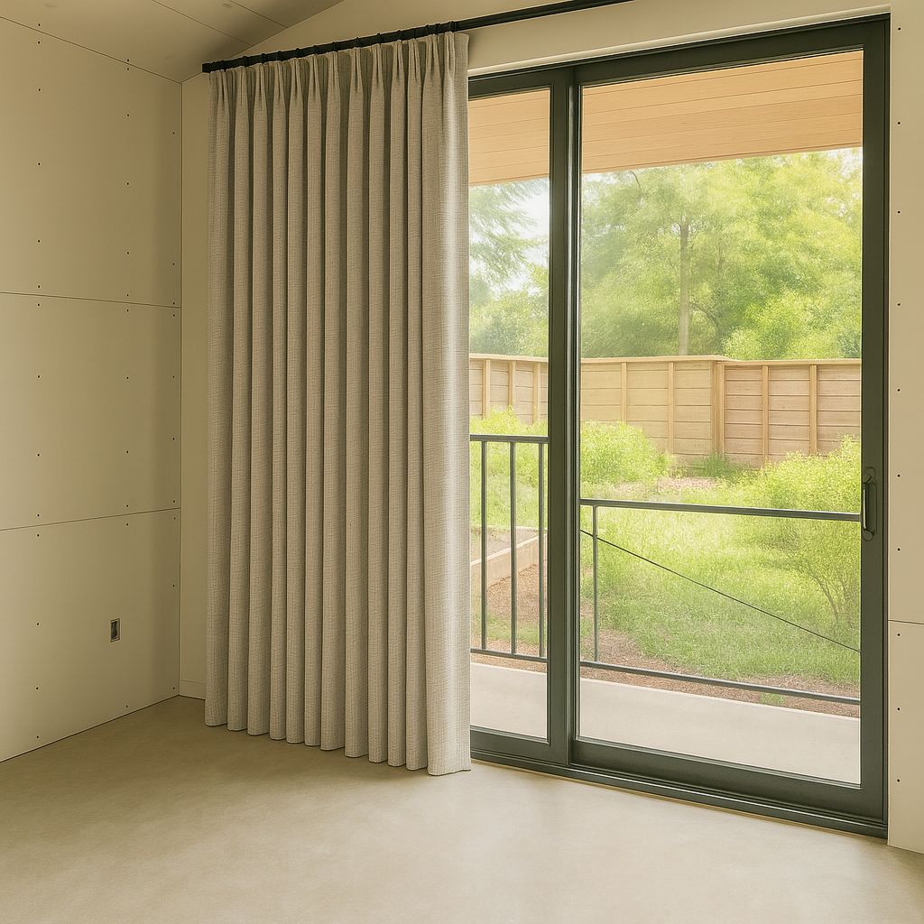 FRENCH PLEATED - BLACKOUT (decorative side panels)