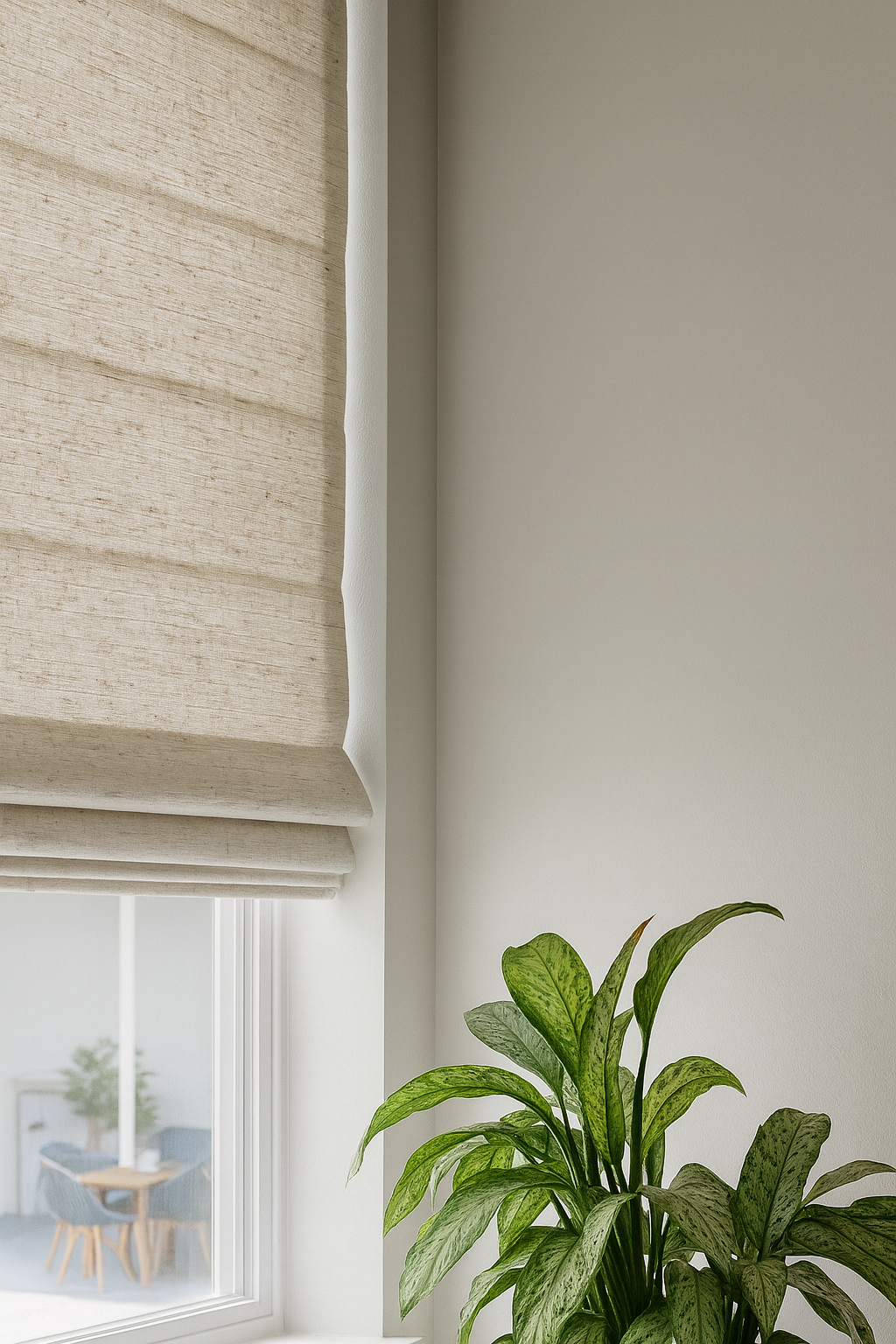 CORDLESS Roman shades (Light Filtering) 36"x64"