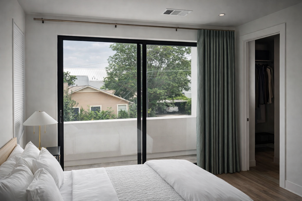 FRENCH PLEATED - BLACKOUT (decorative side panels)