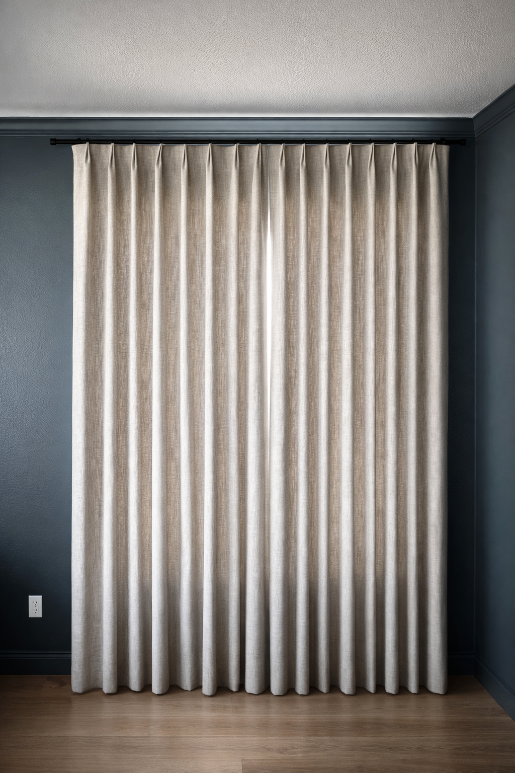 FRENCH PLEATED - LIGHT FILTERING (decorative side panels)