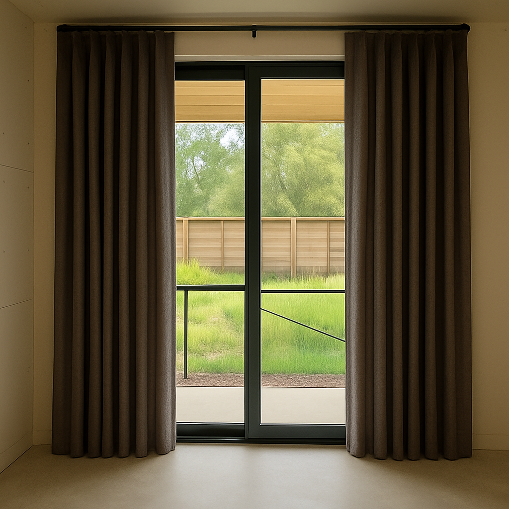 RIPPLEFOLD PLEATED-BLACKOUT (Decorative Drapery Side Panels)