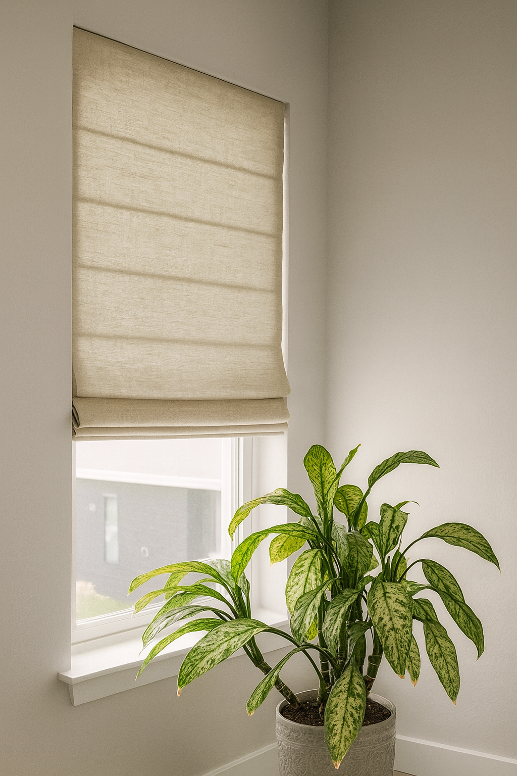 CORDLESS Roman shades (BLACKOUT)36"x64"