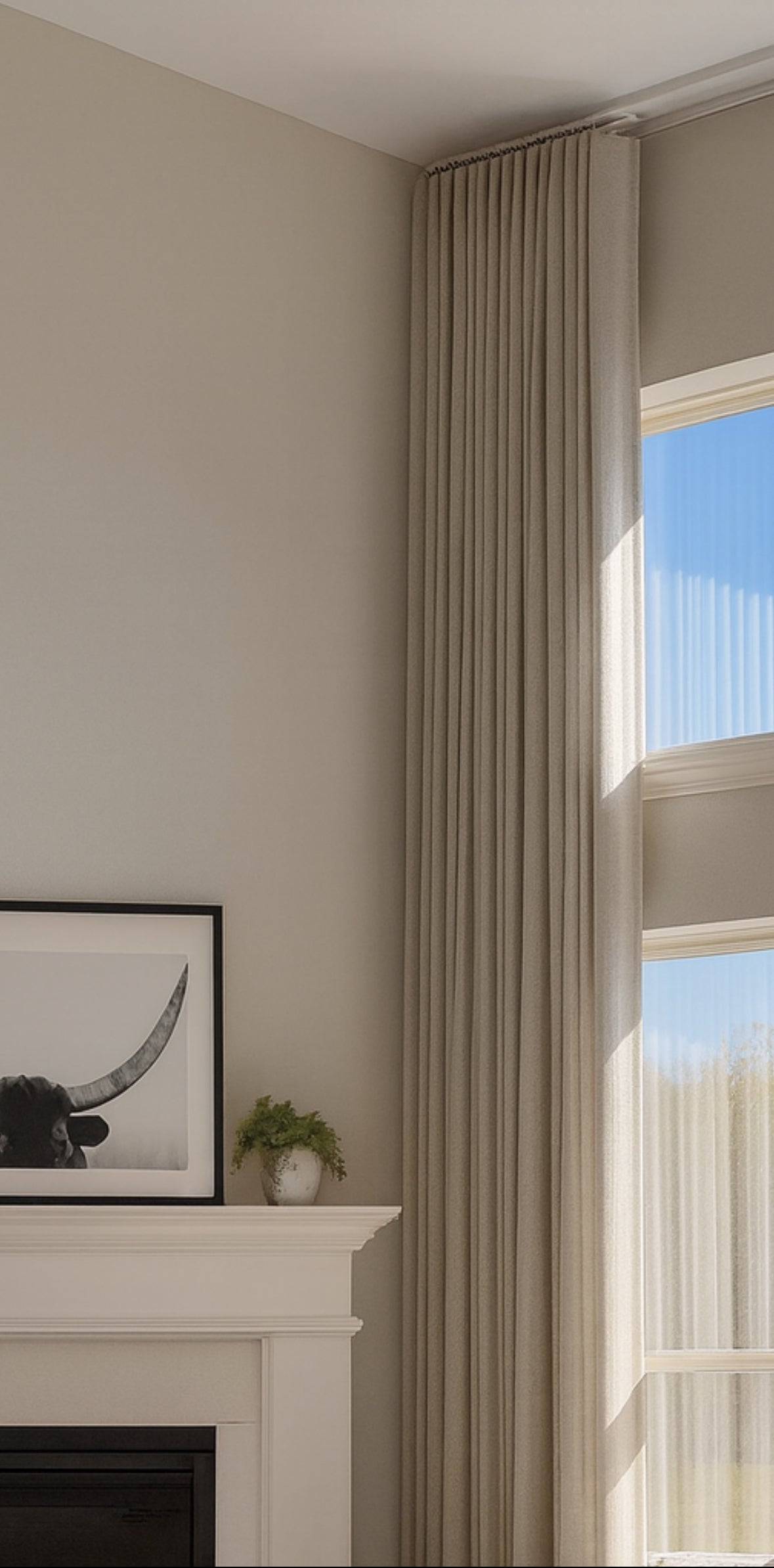 RIPPLEFOLD PLEATED-BLACKOUT (Decorative Drapery Side Panels)