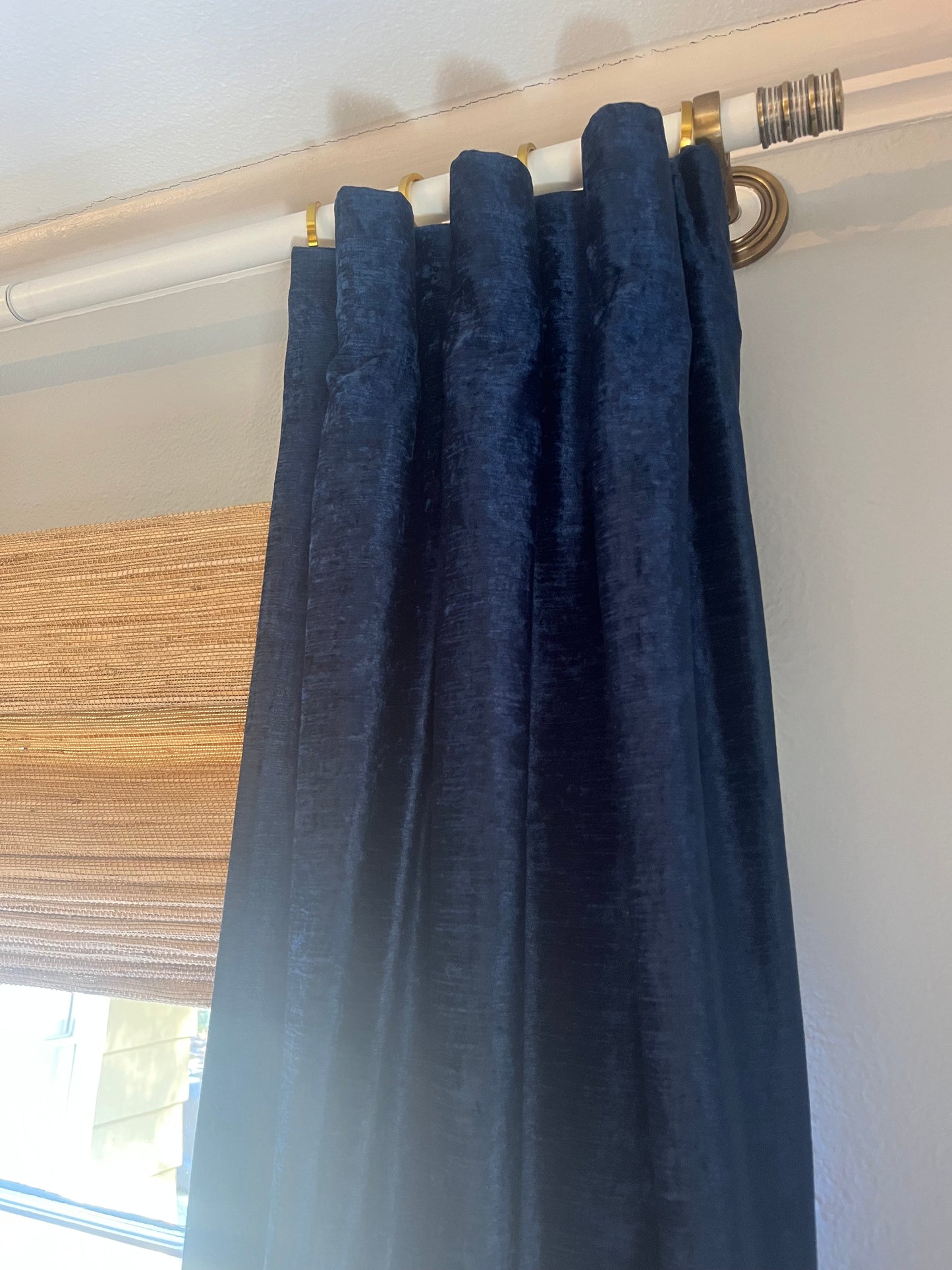 RIPPLEFOLD Pleated Pinned Decorative Drapery Panels BLACKOUT