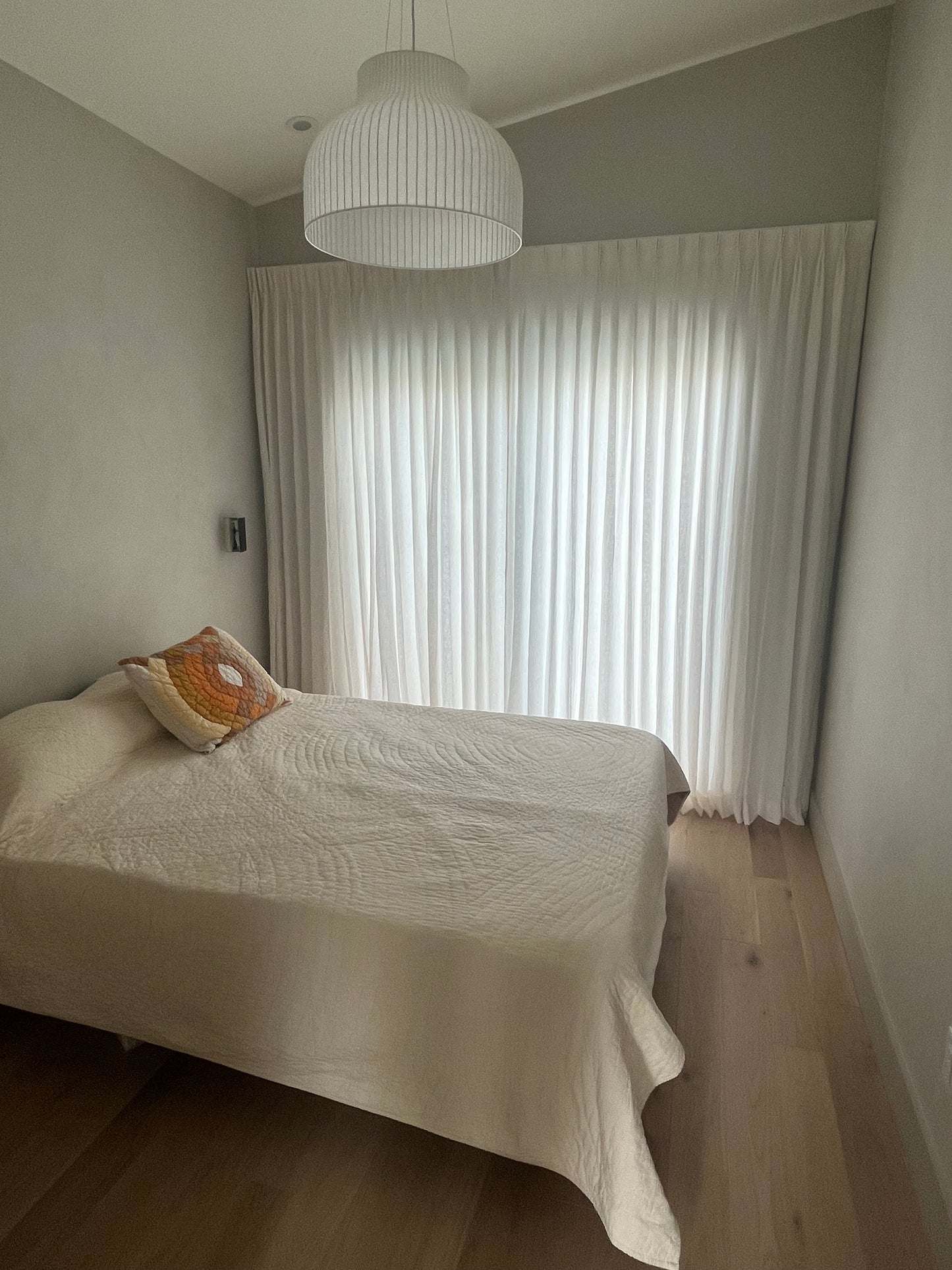 Pleated Pinned Decorative Light Filtering Drapery Panels