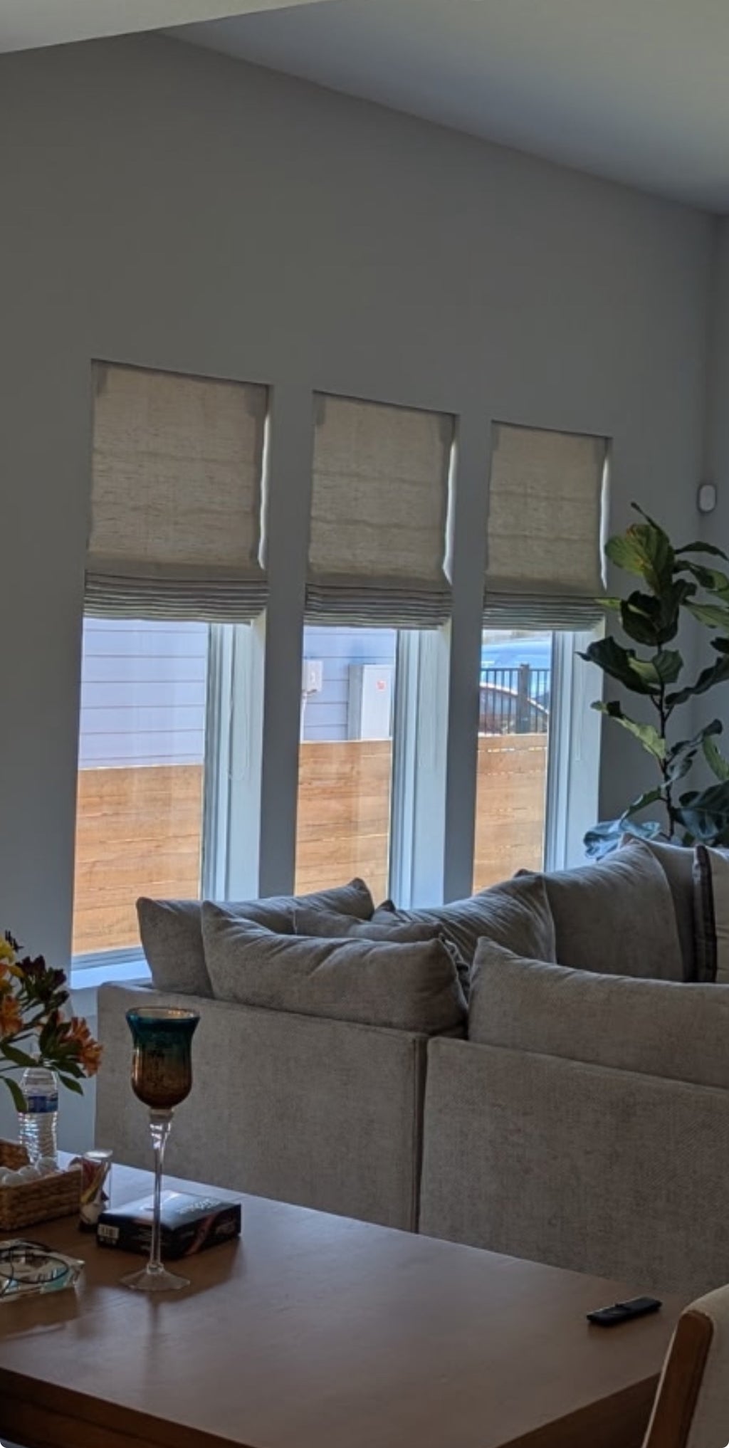 Roman shades Light Filtering 36"x64"