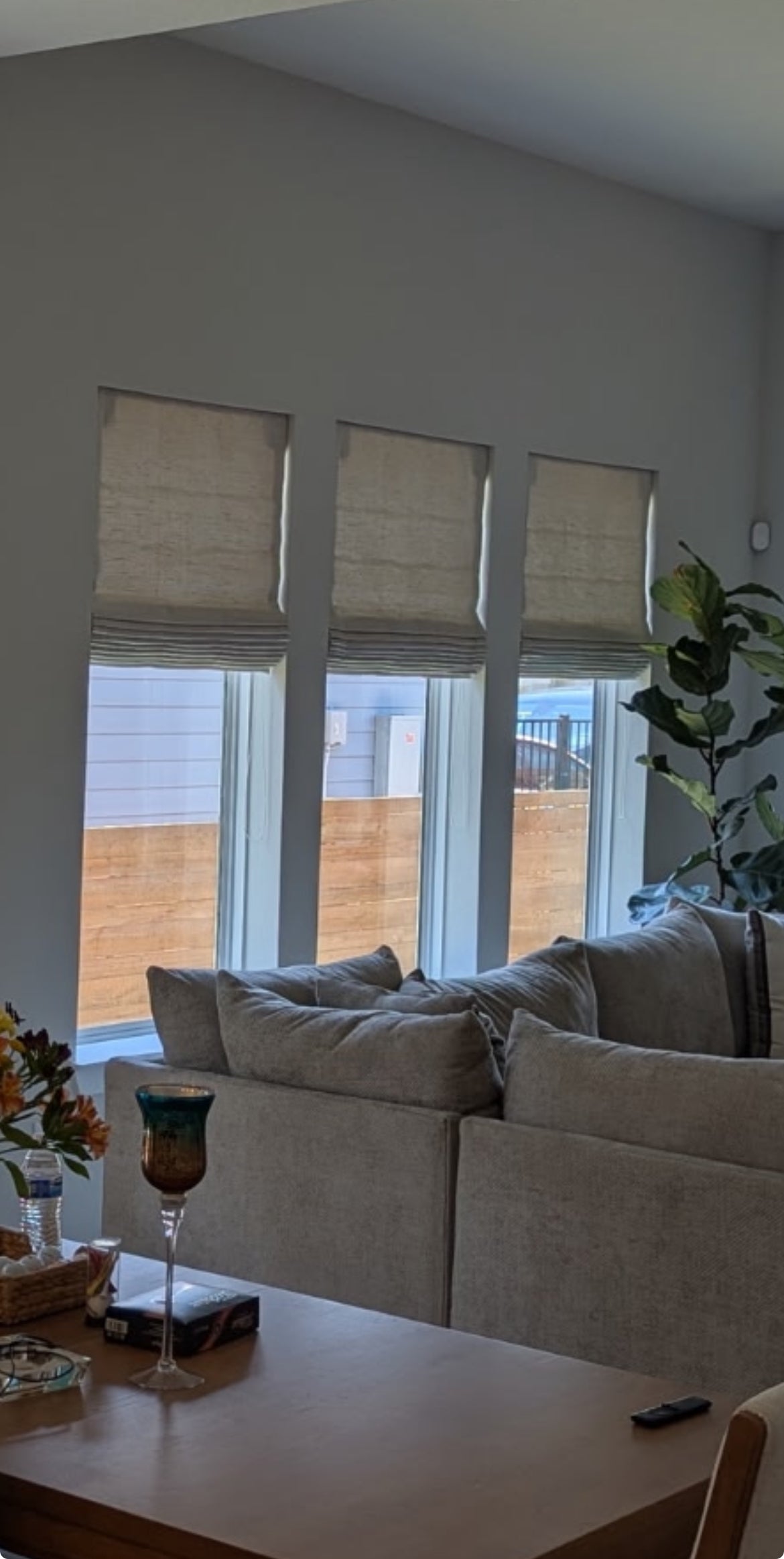 Roman shades Light Filtering 36"x64"